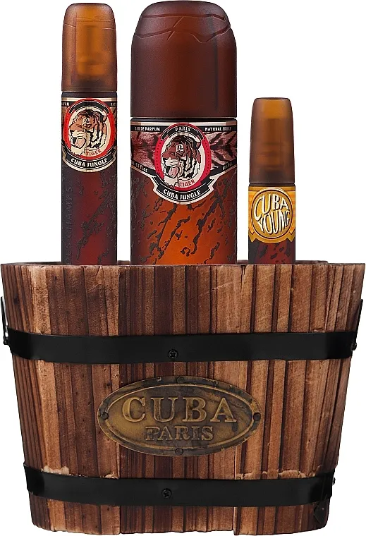 Set (edp/100ml + edp/35ml + edp/15ml) Cuba Jungle Tiger