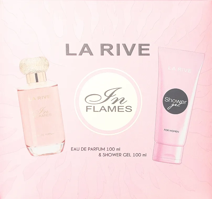 Set (edp/100ml + gel za tuširanje/100ml) La Rive In Flames