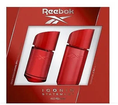Set (edp/100ml + gel za tuširanje/200ml) Reebok Iconic Statement Red