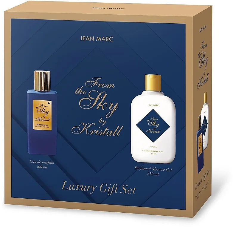 Set (edp/100ml + gel za tuširanje/250ml) Jean Marc From The Sky