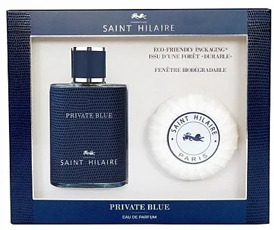Set (edp/100ml + soap/100g) Saint Hilaire Private Blue