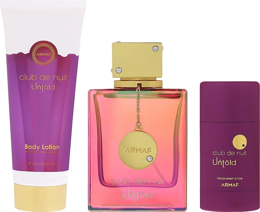 Set (edp/105ml + dezodorans/stick/75g + b/losion/100ml) Armaf Club De Nuit Untold