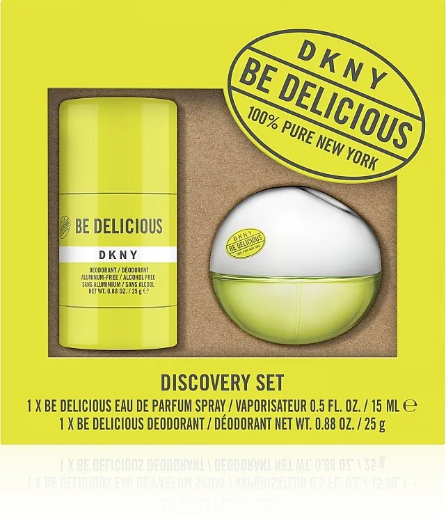 Set (edp/15ml + dezodorans/25g) DKNY Be Delicious