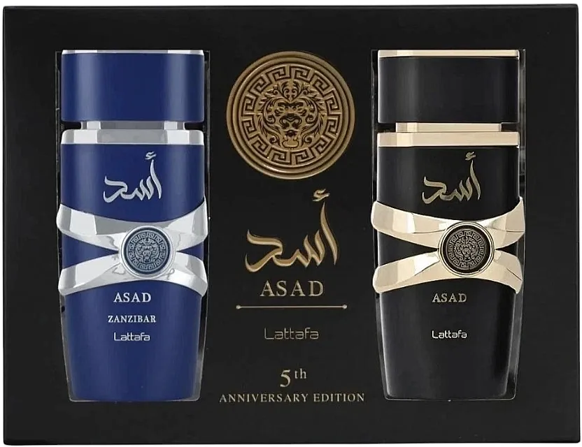 Set (edp/2x100ml) Lattafa Asad 5th Anniversary Edition