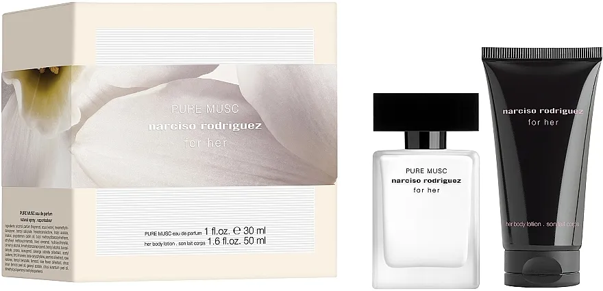 Set (edp/30ml + b/lot/50ml) Narciso Rodriguez For Her Pure Musc