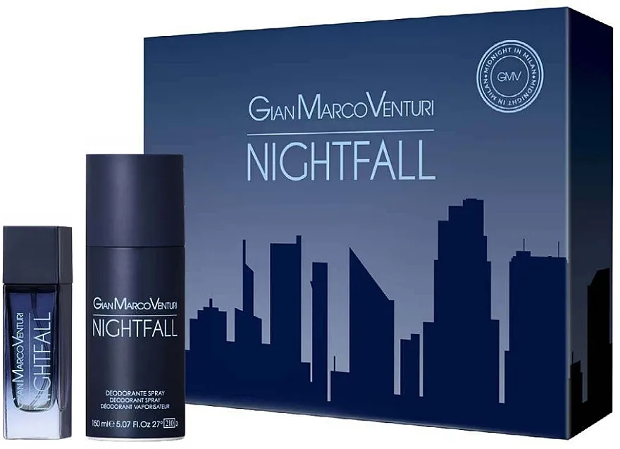 Set (edp/30ml + dezodorans/150ml) Gian Marco Venturi Nightfall
