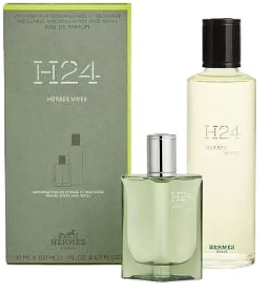 Set (edp/30ml + edp/refill/200ml) Hermes H24 Herbes Vives