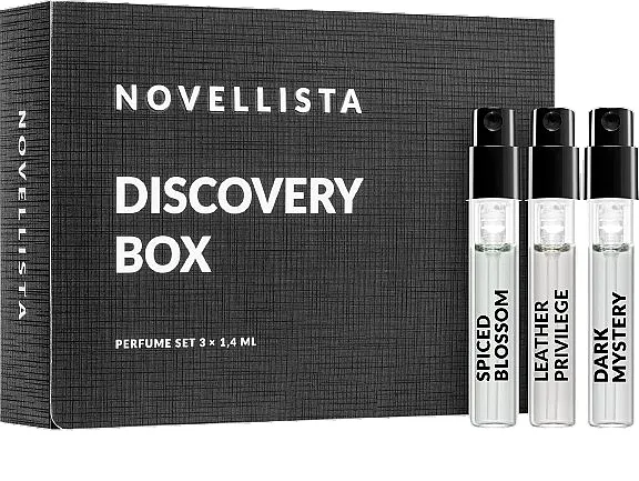Set (edp/3x1,4ml) Novellista Discovery Box Black Edition