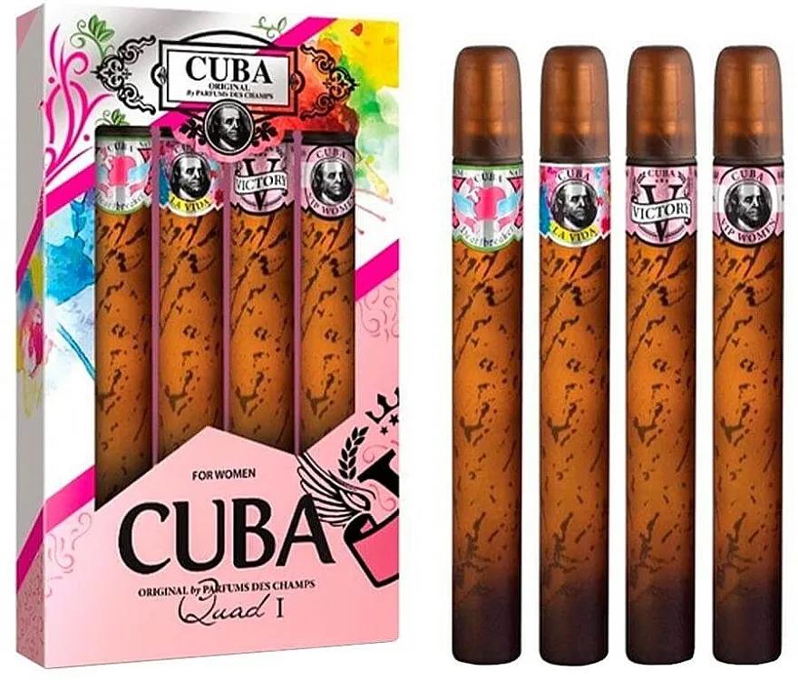Set (edp/4x35ml) Cuba Cuba Quad I