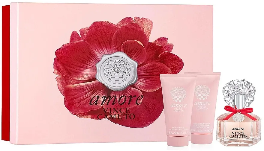 Set (edp/50ml + b/los/75ml + gel za tuširanje/75ml) Vince Camuto Amore