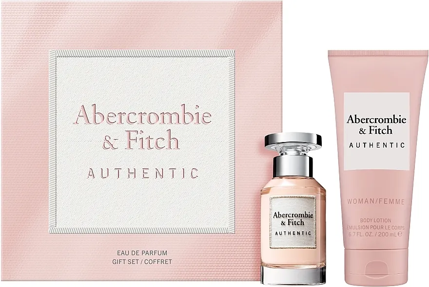 Set (edp/50ml + b/lot/200ml) Abercrombie &amp; Fitch Authentic Women