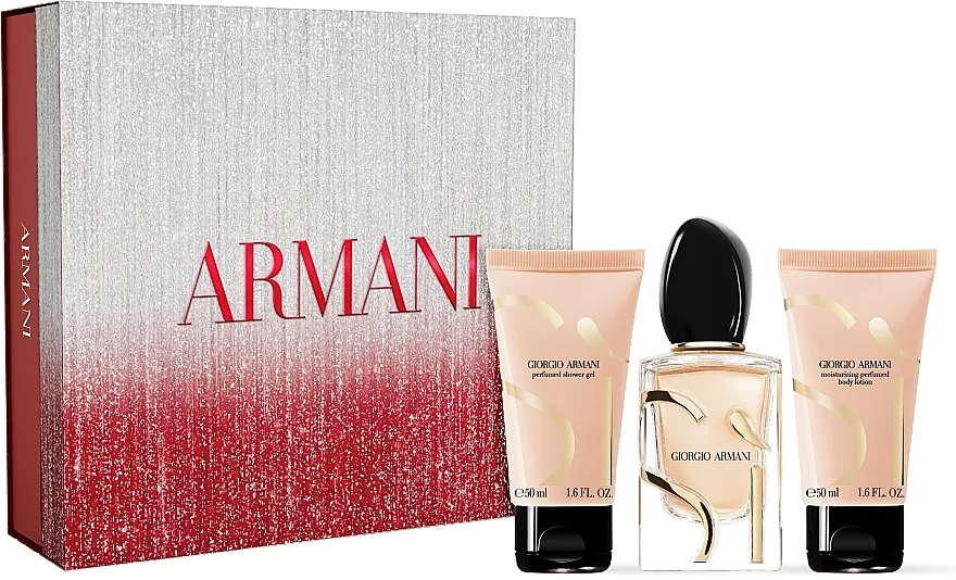 Set (edp/50ml + b/lot/50ml + gel za tuširanje/50ml) Giorgio Armani Si