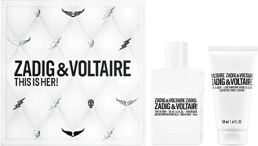 Set (edp/50/ml + b/lot/50ml) Zadig &amp; Voltaire This Is Her