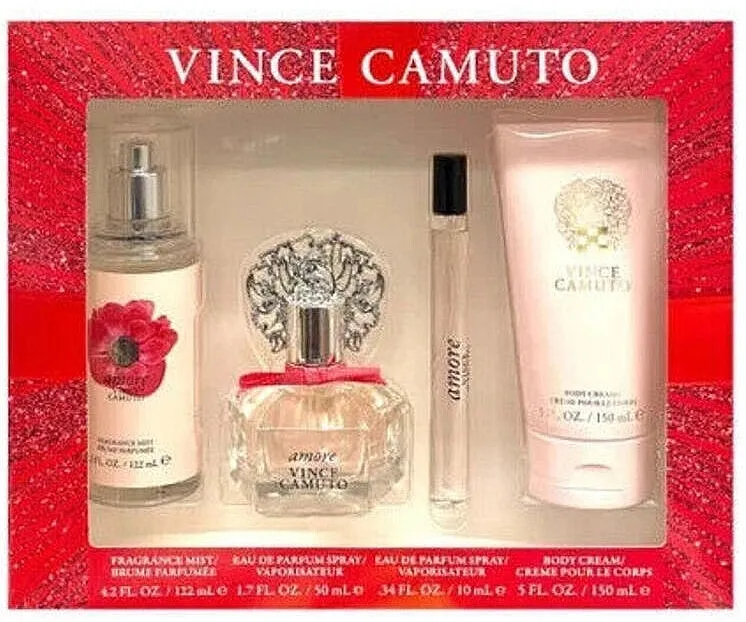 Set (edp/50ml + edp/10ml + b/mist/122ml + b/cr/150ml) Vince Camuto Amore