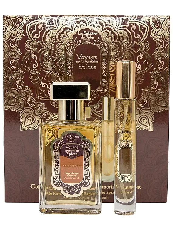 Set (edp/50ml + edp/mini/10ml) La Sultane de Saba Ayurvedique Ambre Vanille Patchouli