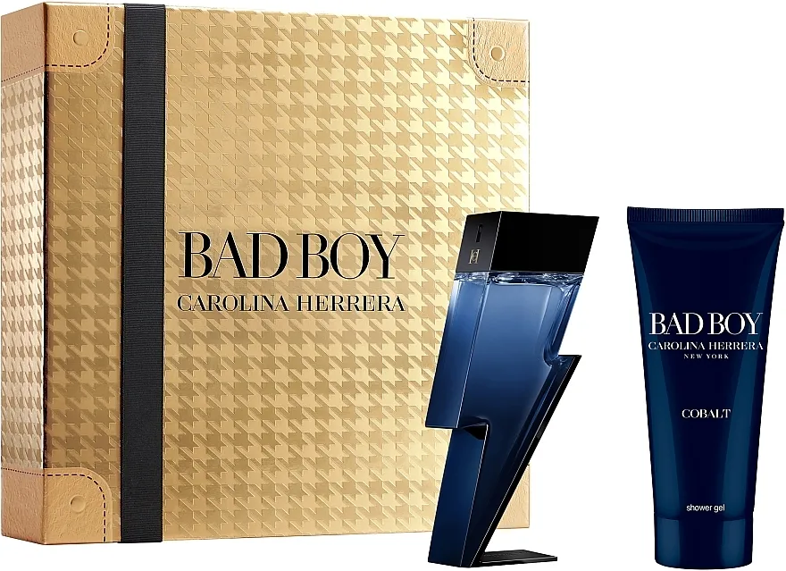 Set (edp/50ml + sh/gel/100ml) Carolina Herrera Bad Boy Cobalt