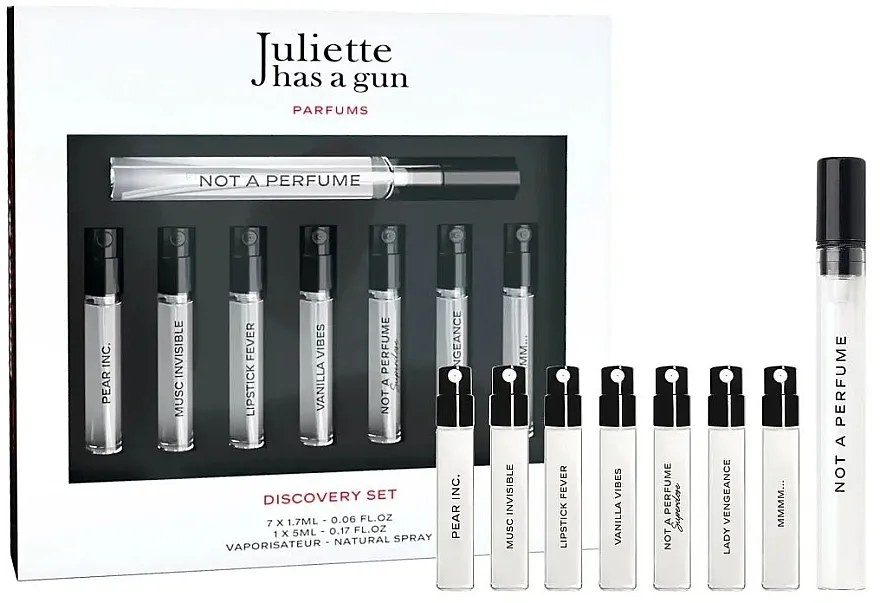 Set (edp/5ml + edp/7x1.7ml) Juliette Has A Gun Discovery Box Pear