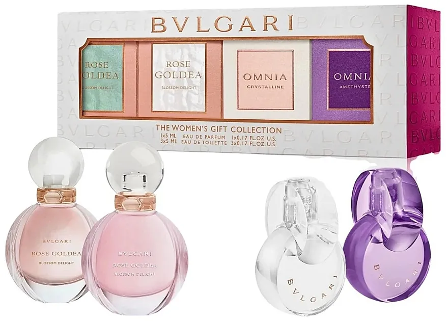 Set (edp/5ml + edt/3x5ml) Bvlgari Miniature Gift Set