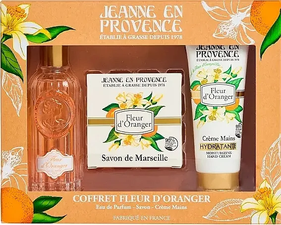 Set (edp/60ml + k/cr/75ml + sapun/100g) Jeanne en Provence Fleur d'Oranger