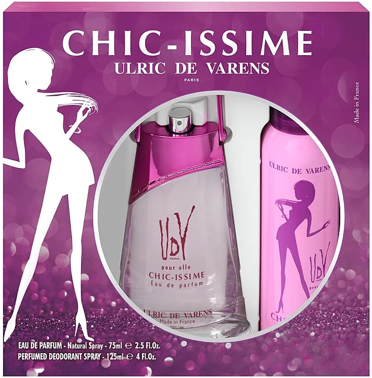 Set (edp/75ml + deo/125ml) Ulric de Varens Chic Issime