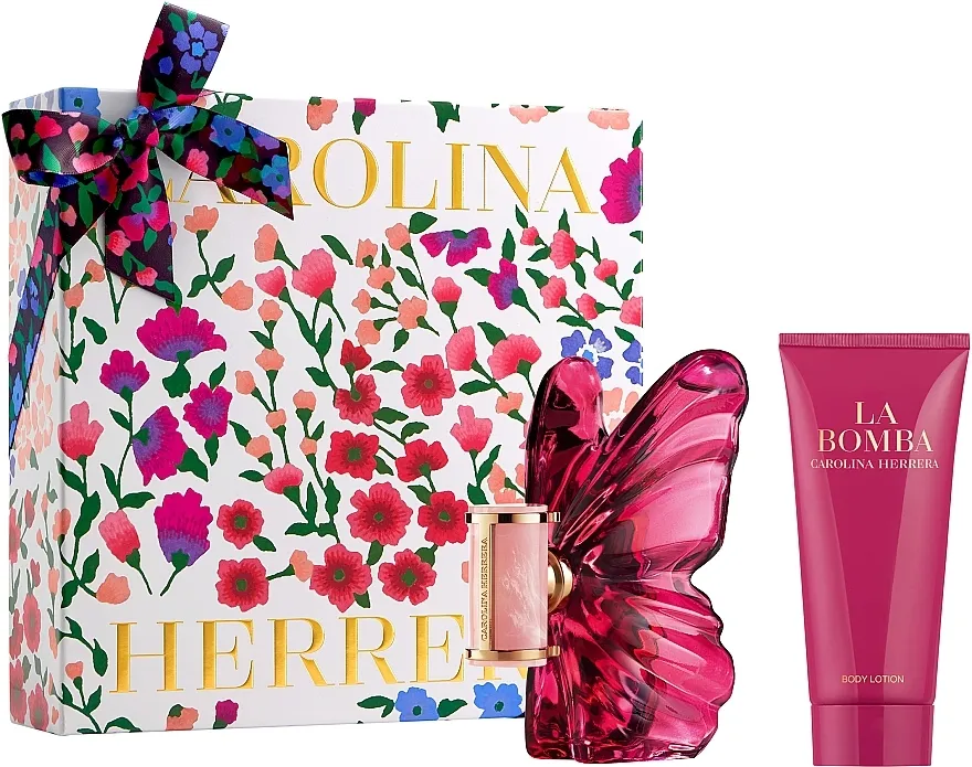 Set (edp/80ml + b/ml/100ml) Carolina Herrera La Bomba