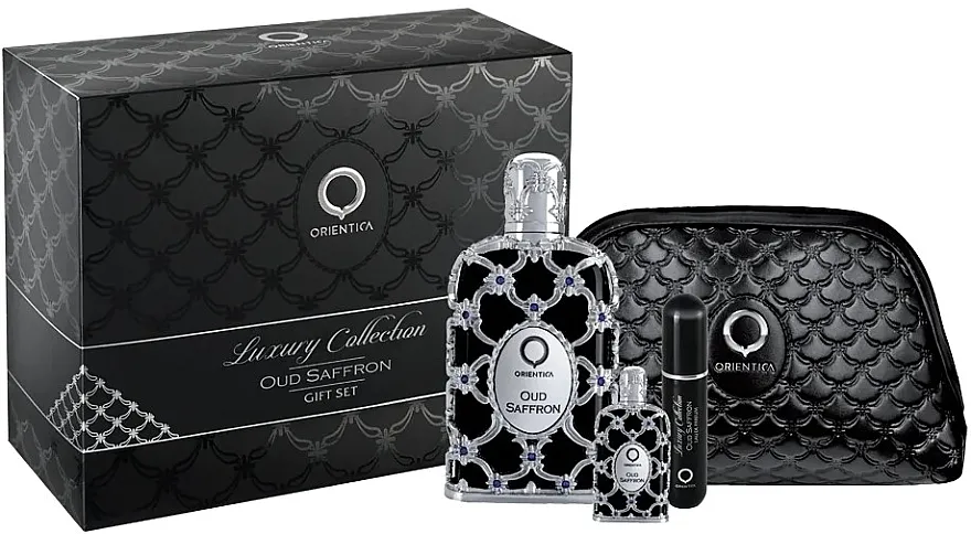 Set (edp/80ml + edp/7,5ml + atom/1pcs + torba/1pcs) Al Haramain Orientica Oud Saffron