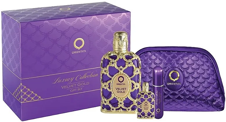 Set (edp/80ml + edp/7,5ml + atomizer/1kom + torba/1kom) Orientica Velvet Gold