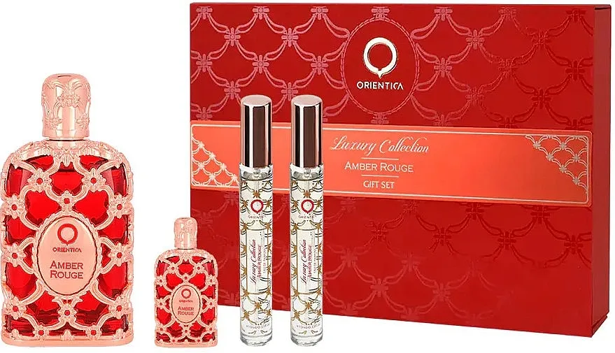 Set (edp/80ml + edp/7,5ml + edp/10ml) Orientica Amber Rouge