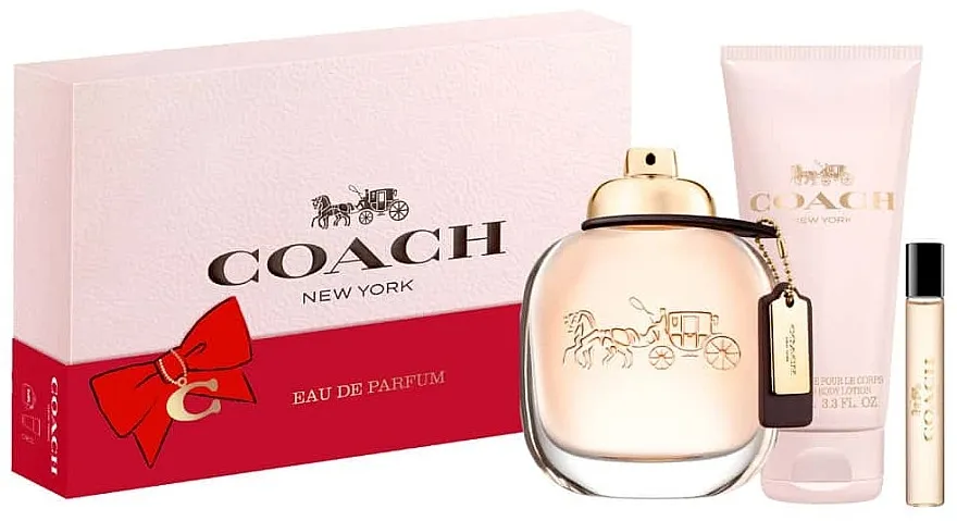 Set (edp/90ml + b/lot/100ml + edp/7.5ml) Coach New York Eau