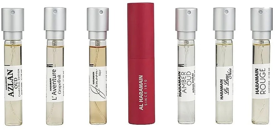 Set (edp/mini/2x10ml + parfem/mini/4x10ml + raspršivač/1kom) Al Haramain Discovery Special Collection