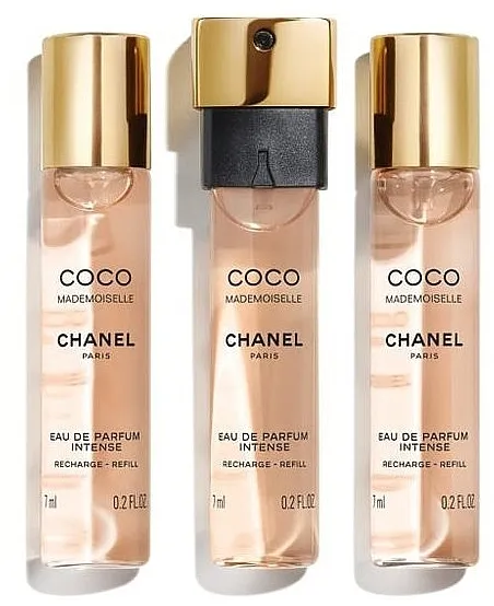 Set (edp/refill/7mlx3) Chanel Coco Mademoiselle Eau de Parfum Intense Mini Twist and Spray Refill
