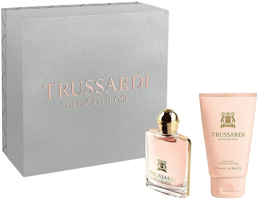 Set (edt 50ml + mleko za telo 100ml) Trussardi Delicate Rose
