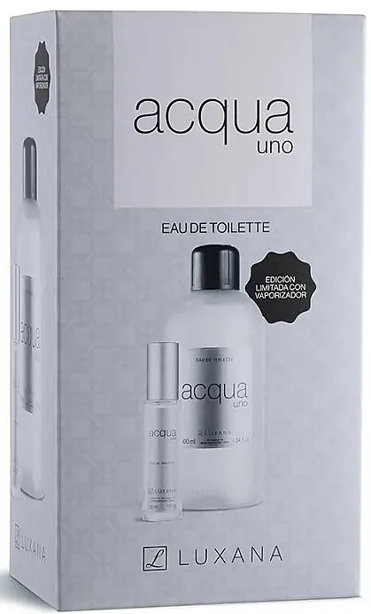 Set (edt/1000ml + edt/30ml) Luxana Aqua Uno