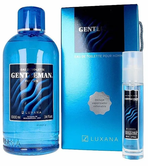 Set (edt/1000ml + edt/50ml) Luxana Gentleman