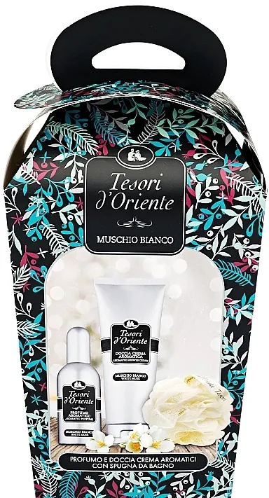 Set (edt/100ml + šampon/gel/250ml + sunđer/1 kom) Tesori d'Oriente, White Musk