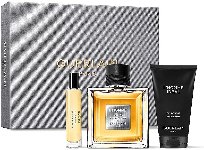 Set (edt/100ml + šampon/gel/75ml + edt/mini/10ml) Guerlain L’Homme Ideal