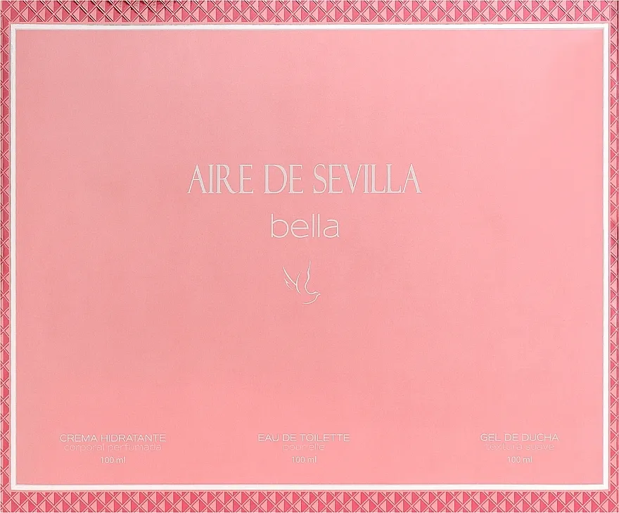 Set (edt/100ml + b/cr/100ml + šampon/gel/100ml) Instituto Espanol Aire de Sevilla Bella