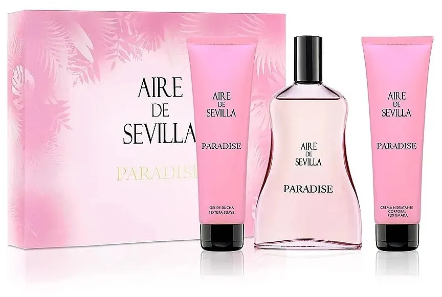 Set (edt/100ml + b/cr/100ml + sh/gel/100ml) Instituto Espanol Aire de Sevilla Paradise