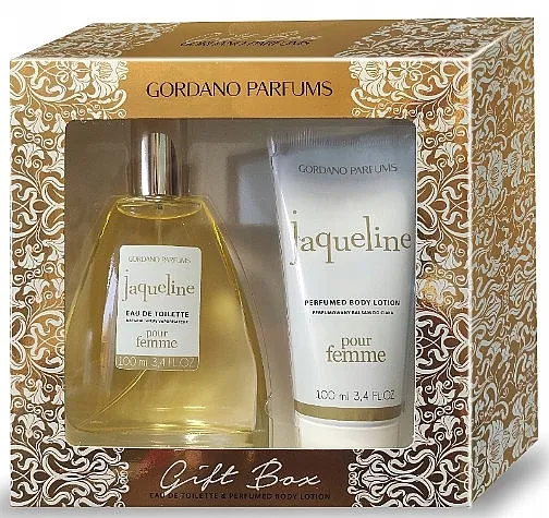 Set (edt/100ml + b/lot/100ml) Gordano Parfums Jaqueline