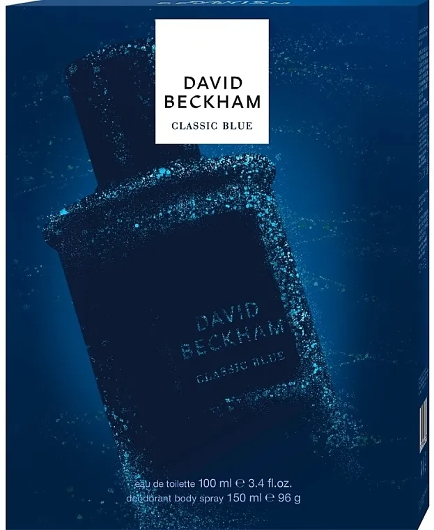 Set (edt/100ml + deo/150ml) David Beckham Classic Blue