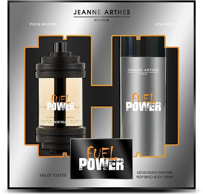 Set (edt/100ml + deo/200ml) Jeanne Arthes Fuel Power