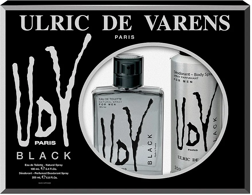 Set (edt/100ml + deo/200ml) Ulric de Varens UDV Black Set