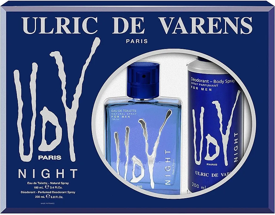 Set (edt/100ml + deo/200ml) Ulric de Varens UDV Night