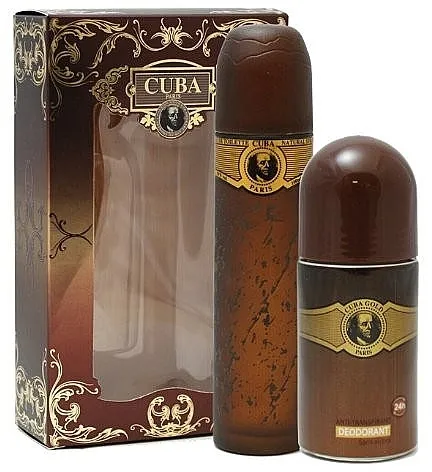 Set (edt/100ml + deo/50ml) Cuba Cuba Gold