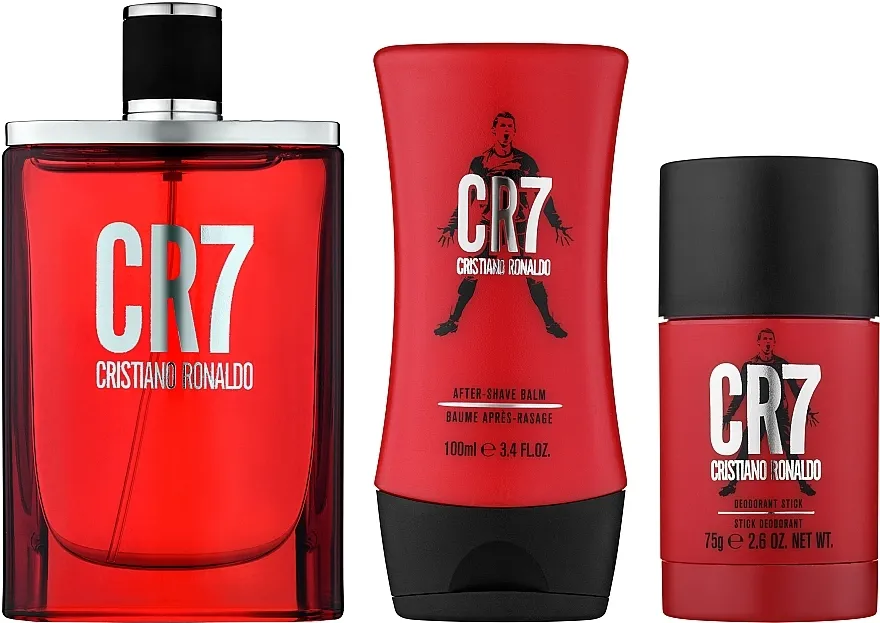Set (edt/100ml + deo/75ml + a/sh/balm/100ml) Cristiano Ronaldo CR7