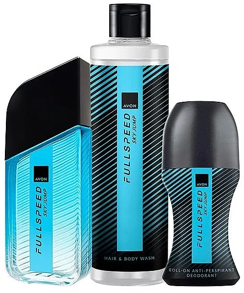 Set (edt/100ml + deo/roll/50ml + sh/gel/250ml) Avon Full Speed Sky Jump