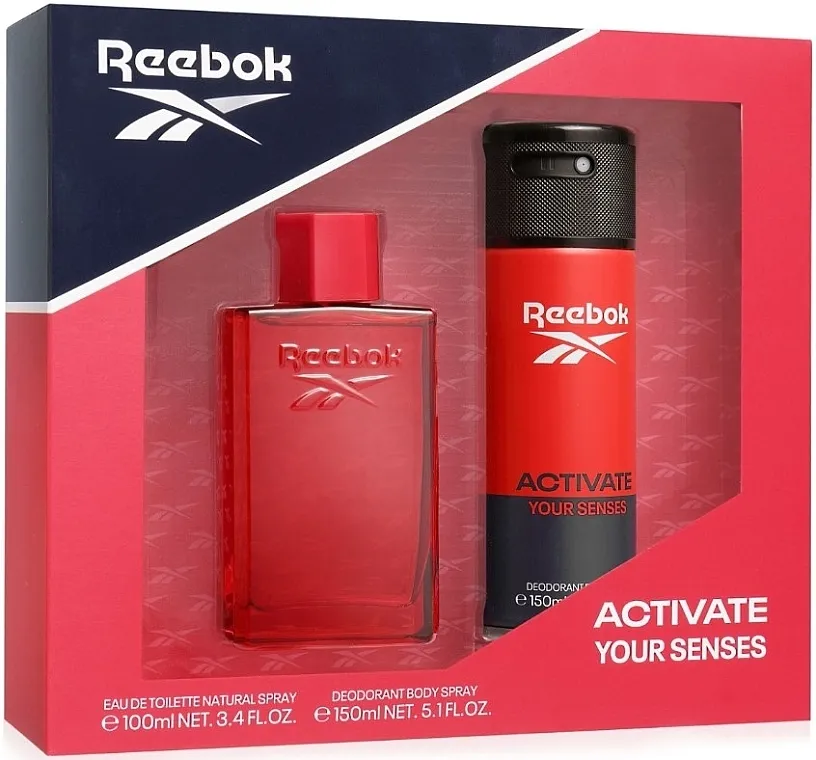 Set (edt/100ml + deo/spray/150ml) Reebok Activate Your Senses