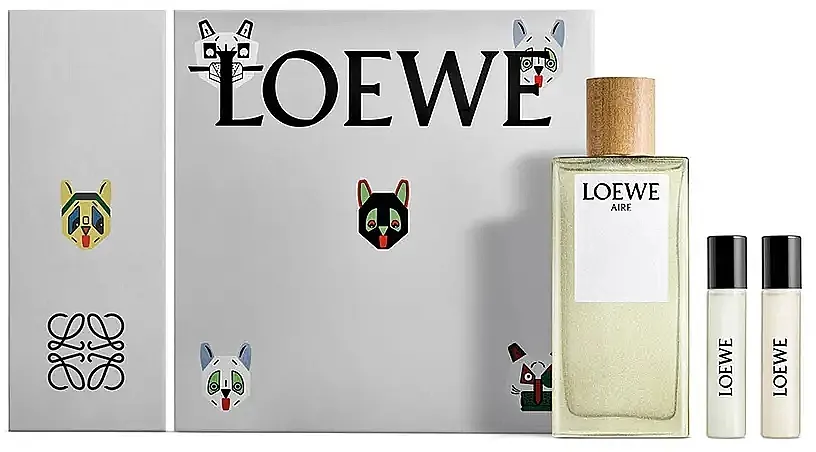 Set (edt/100ml + edp/10ml + edt/10ml) Loewe Aire