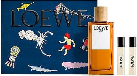 Set (edt/100ml + edt/10ml + edp/10ml) Loewe Solo Loewe