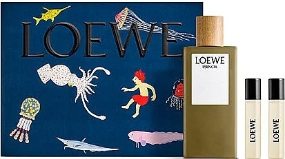 Set (edt/100ml + edt/10ml + edt/10ml) Loewe Esencia